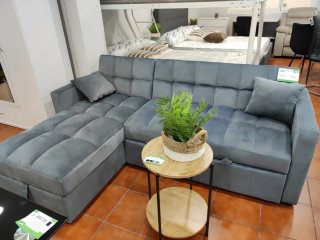Sofá cama chaise longue con arcón 210cm