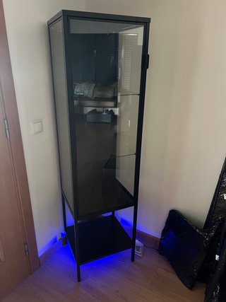 Vitrine IKEA RUDSTA Preta
