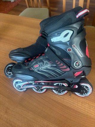 Patines en linea Fila Talla 44 Negros.