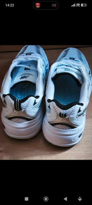 New Balance 530 Blancas Plata