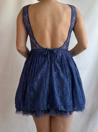 Vestido Babydoll Venca Azul