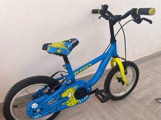 Bicicleta infantile 14 con ruote stabilizzatrici