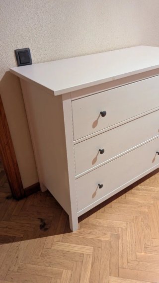 Cómoda Ikea Hemnes 3 Cajones Blanca
