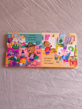Libro infantil Osito Tito Un día en el cole
