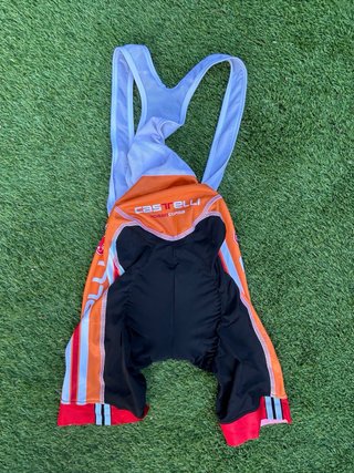 Culote Castelli Naranja y Negro L