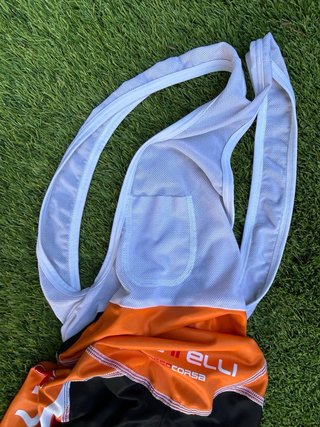 Culote Castelli Naranja y Negro L
