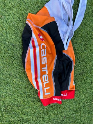 Culote Castelli Naranja y Negro L