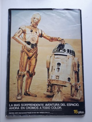 Álbum de cromos La Guerra de las Galaxias. Complet