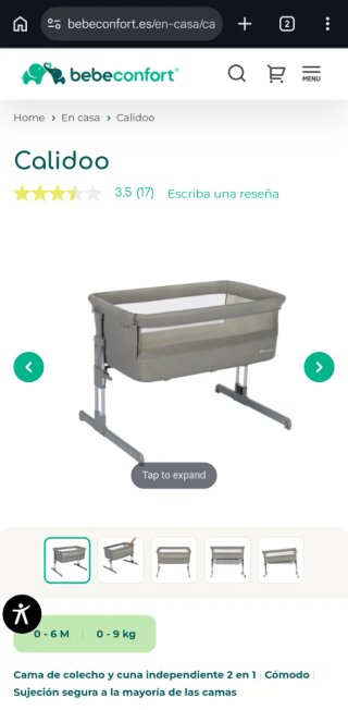 Cuna de colecho Calidoo Bebeconfort