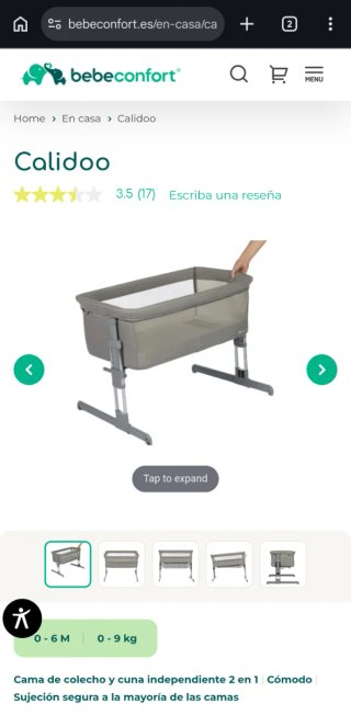 Cuna de colecho Calidoo Bebeconfort