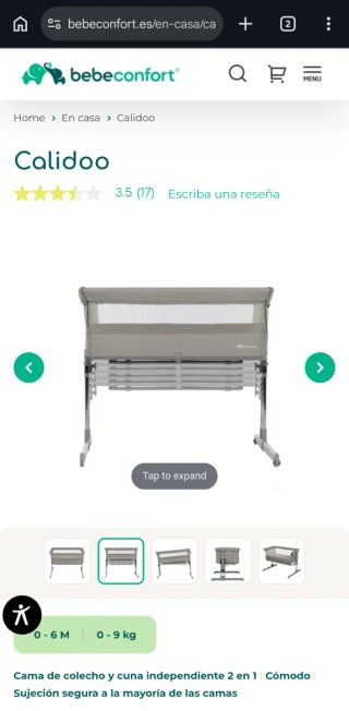 Cuna de colecho Calidoo Bebeconfort