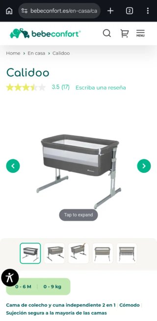 Cuna de colecho Calidoo Bebeconfort