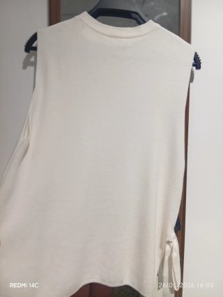 Jersey Z Studio sin mangas blanco