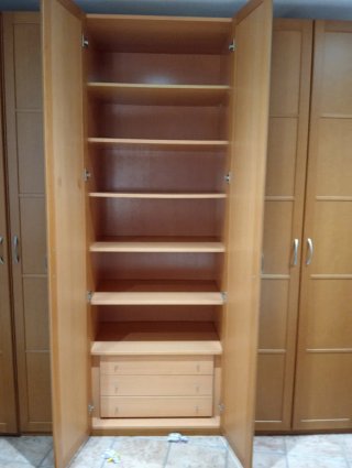 Armario 6 puertas madera