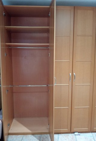 Armario 6 puertas madera