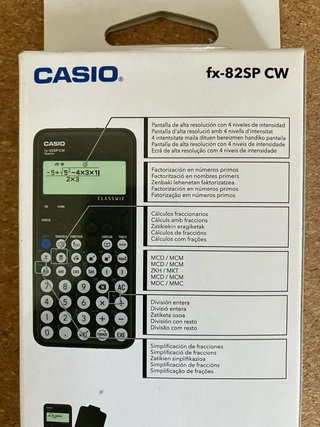 Calculadora Casio fx-82SP CW Iberia ClassWiz