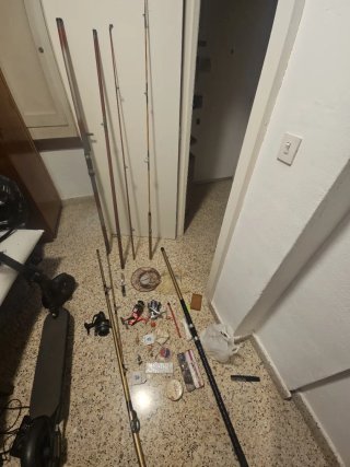 Cañas de pescar y accesorios
