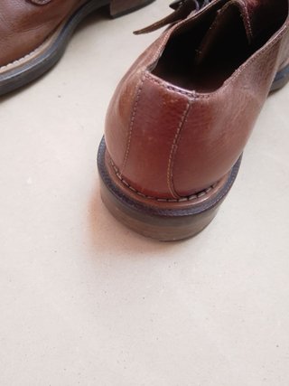 Scarpe Monk Strap dandy Pelle Marrone Vintage 42