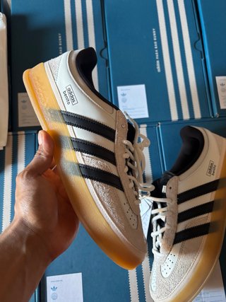 Adidas Bad Bunny Gazelle Benito Beige Blanco