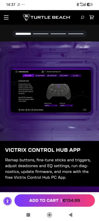 Mando Victrix Pro BFG Reloaded Inalámbrico