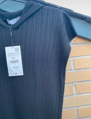 Vestido largo Zara negro talla única