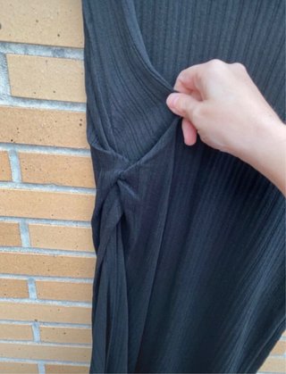 Vestido largo Zara negro talla única