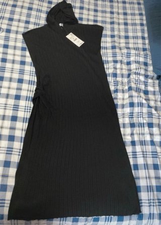 Vestido largo Zara negro talla única
