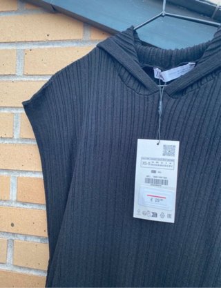 Vestido largo Zara negro talla única