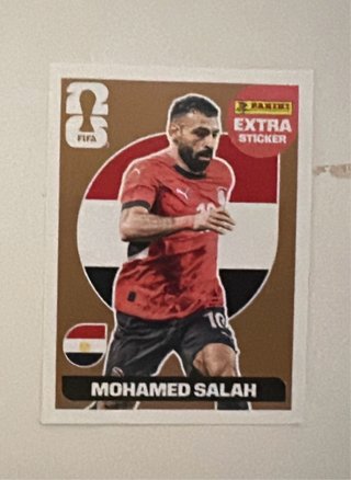 Cromo Panini Mohamed Salah Mundial 2026 Extra