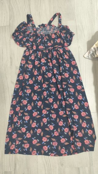 Vestido largo floral Springfield