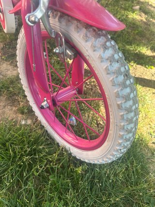 Bicicleta infantil rosa 14ʼʼ