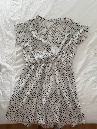 Mono corto estampado lunares