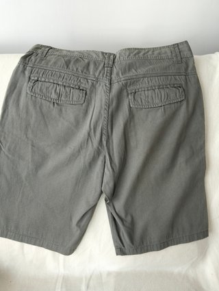 Bermudas hombre grises con cordón