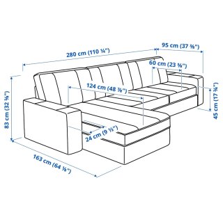 Sofá modelo KIVIK de Ikea