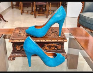 Zapatos tacón Jessy Ross Talla 38 Azul