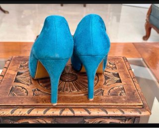 Zapatos tacón Jessy Ross Talla 38 Azul
