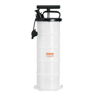 Extractor de Fluido, 1.74 Galones (6.5 Litros), Extractor de Fluido de Aceite Manual Operado a Mano con Varilla y Manguera, Bomba de Cambio de Extractor de Aceite para Evacuación de Fluidos Automo...