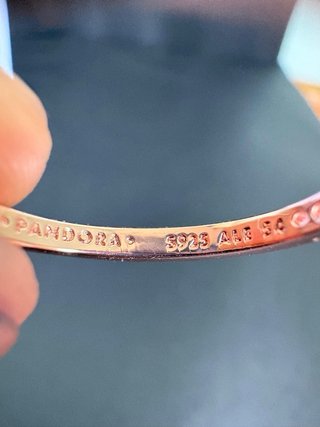 Anillo Pandora Corazón Rosa Talla 54