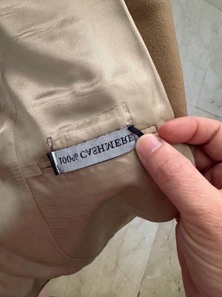 Chaqueta Burberry Cachemir Beige