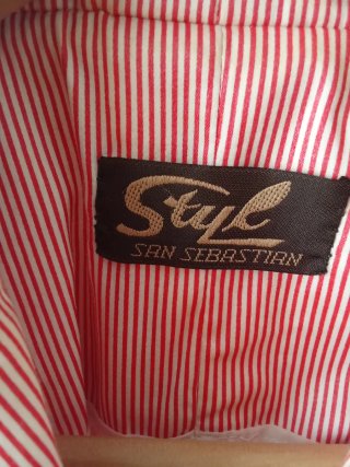 Blazer Style Rojo Rayas