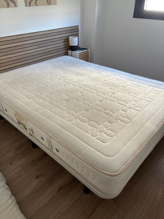 Colchón + base tapizado  150x200 cm
