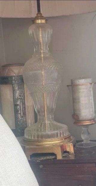 Majestuosas de Cristal Tallado (Años 60) Impecable