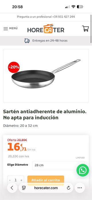 Juego de sartenes  Y dos gazpacheras