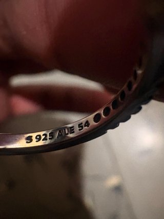Anillo Pandora Corazón Rojo Plata
