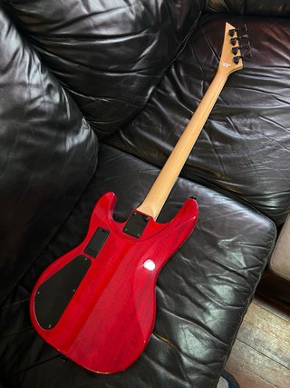 Bajo Jackson JS3QM Rojo