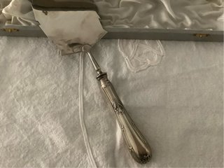 Cubierto de servicio alpaca 1934/5