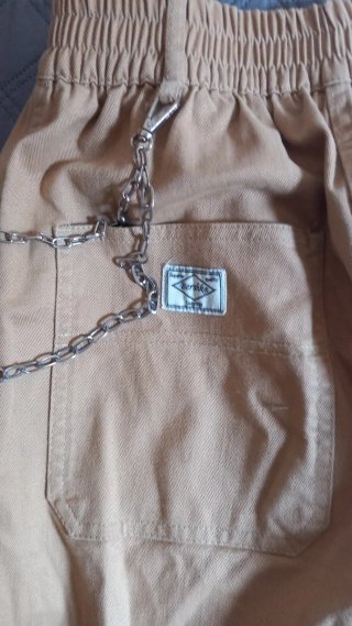 Pantalón cargo Bershka beige