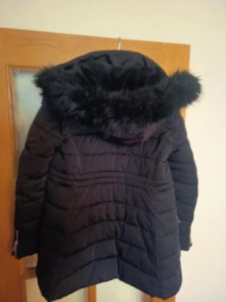 Abrigo acolchado negro Zara