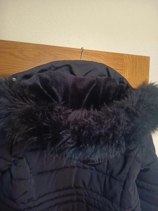Abrigo acolchado negro Zara