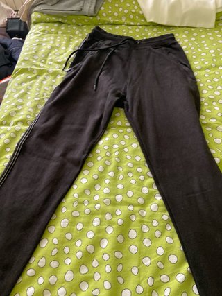 Pantalón Chándal Negro Hombre Talla XS